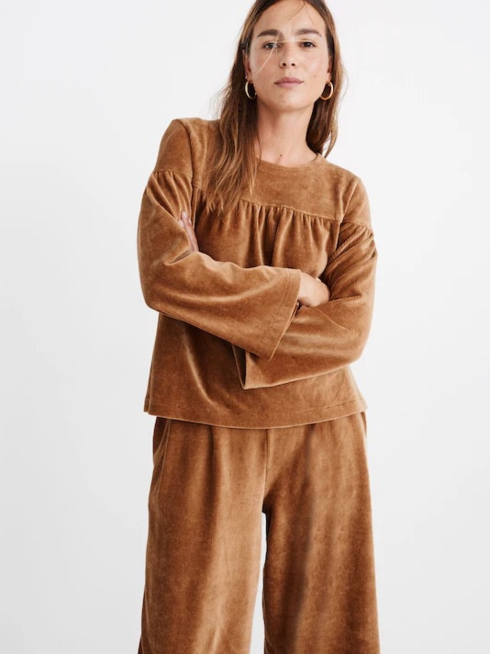 Madewell Texture and Thread | Corduroy Swing Top